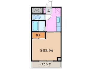 高田本山駅 徒歩15分 3階の物件間取画像